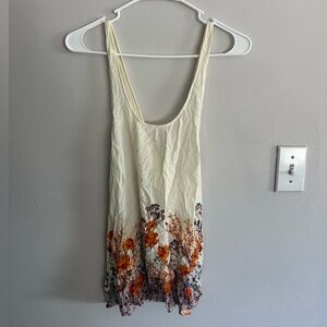 Free People Floral Tank Top